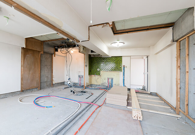 リフォーム・リノベーションにおける大規模改修イメージ写真